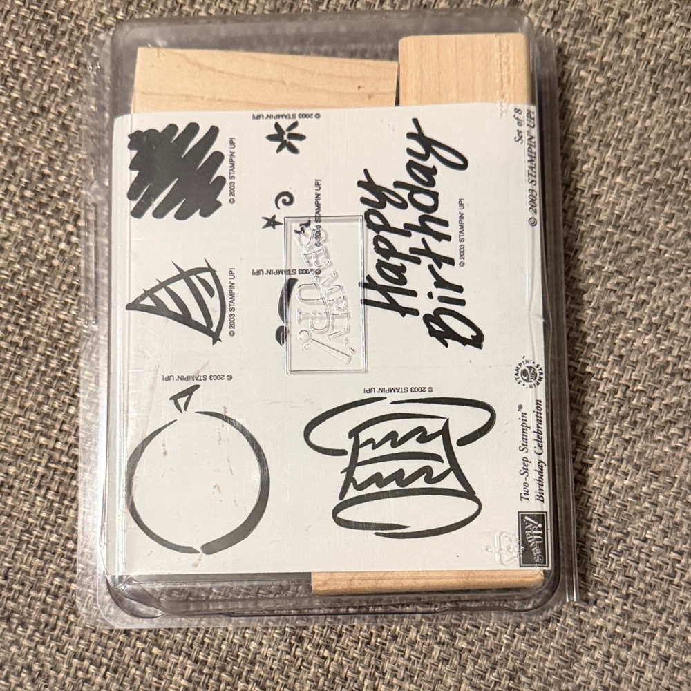 Stampin' Up! Black and White Birthday Stamp Set